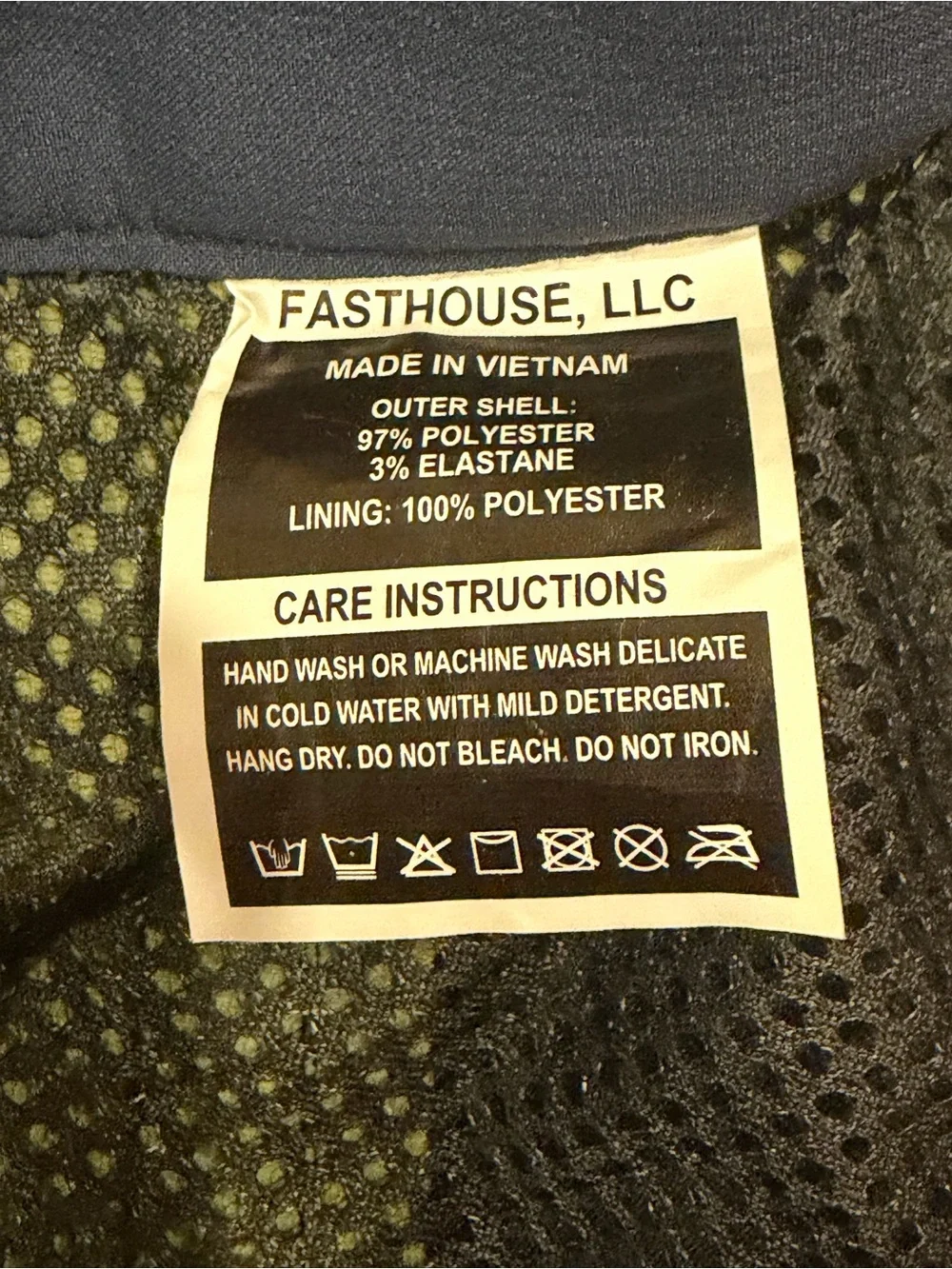 Fasthouse Crossline Riding Short Olive/Navy Blue w/ Cool Dry Technology Men’s 28
